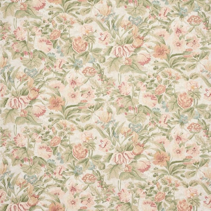 Montilly Pink/Green – Stoff von Colefax and Fowler