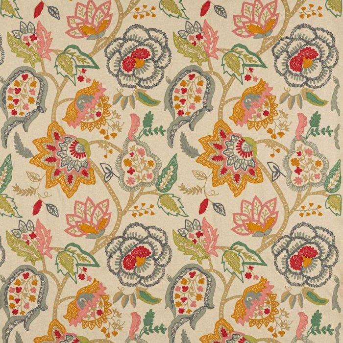 Nerello Pink/Gold – Stoff von Colefax and Fowler