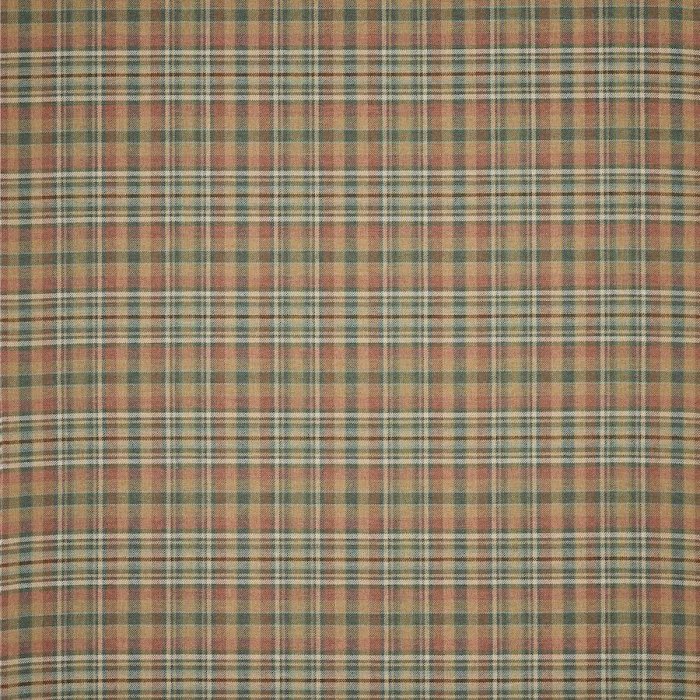 Norland Plaid von Colefax and Fowler in Red/Forest