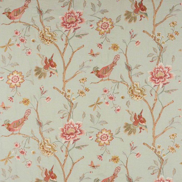 Olivia Aqua – Stoff von Colefax and Fowler