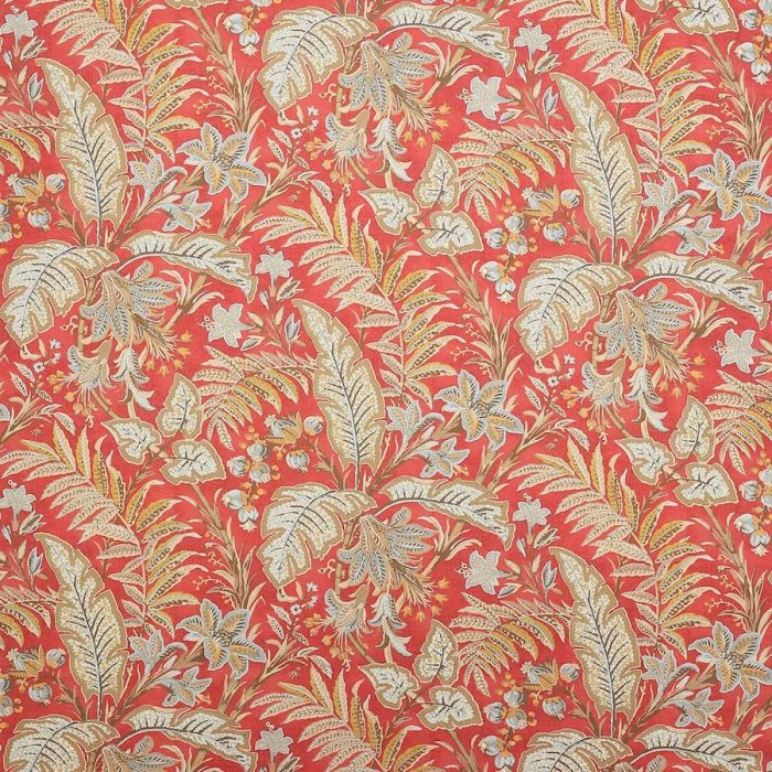 Paisley Leaf Red – Stoff von Colefax and Fowler