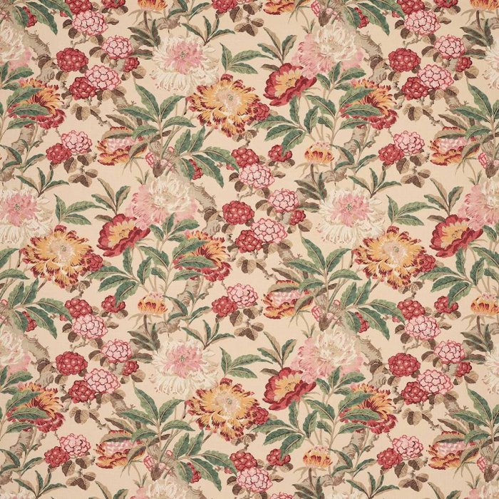Pendine von Colefax and Fowler in Red/Forest