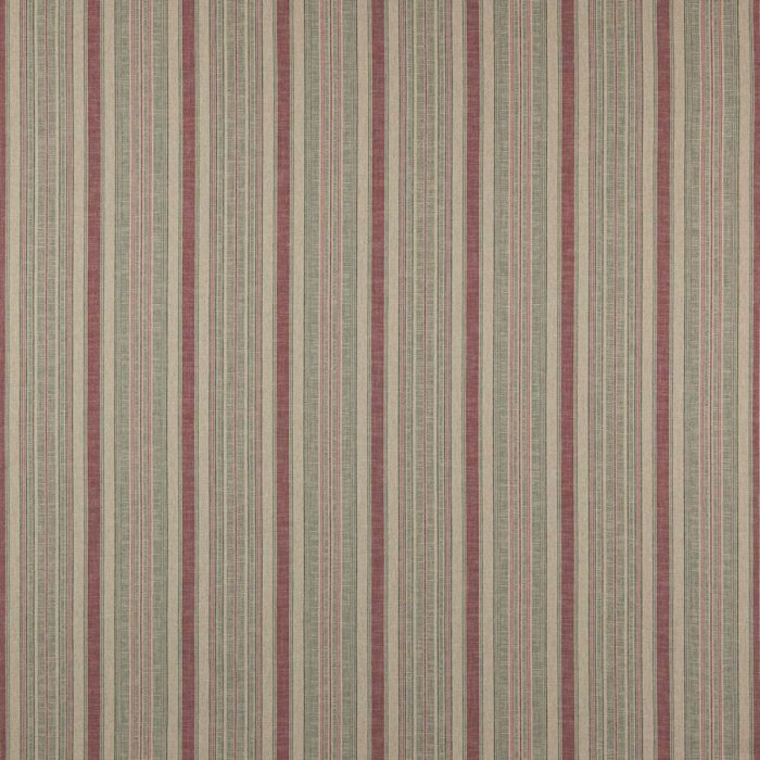 Porth Stripe von Colefax and Fowler in Red/Green