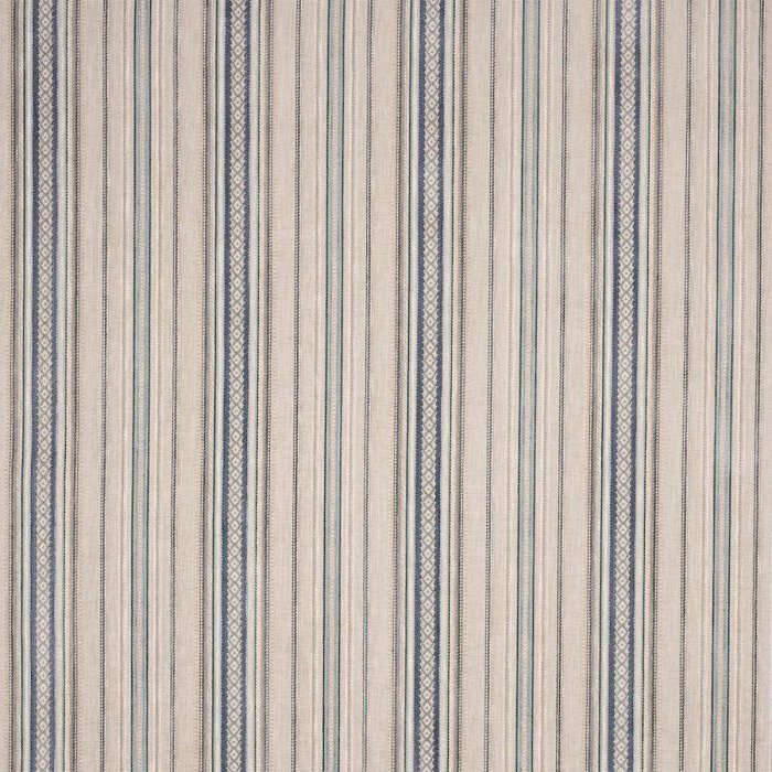 Ridgeway Stripe Blue – Stoff von Colefax and Fowler