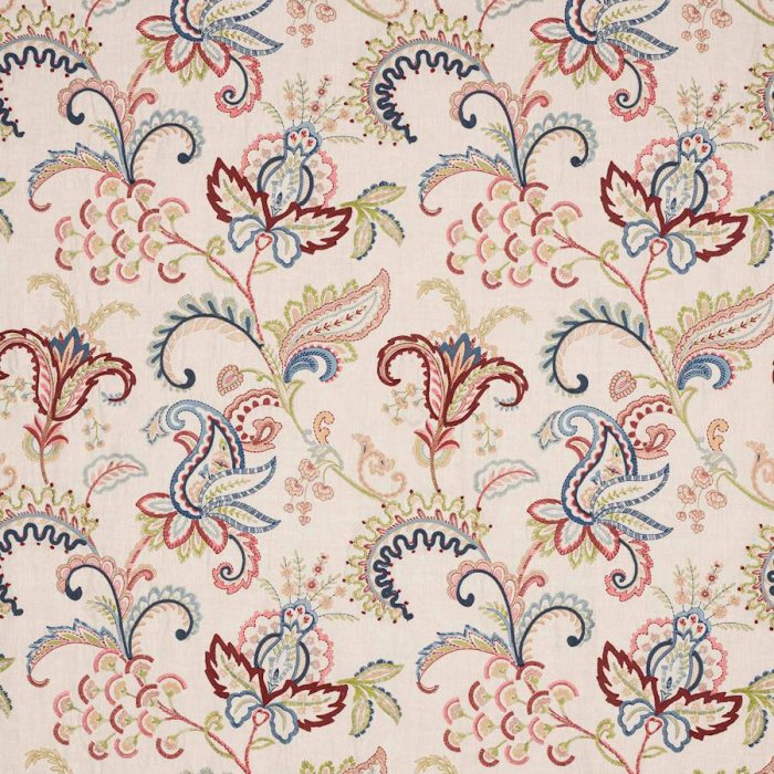 Roseto von Colefax and Fowler in Red/Navy