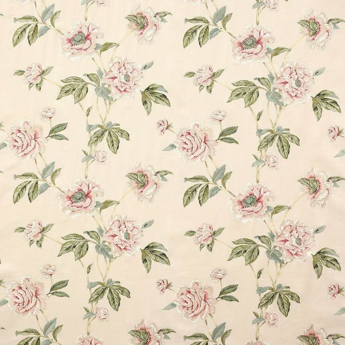 Selena Pink/Green – Stoff von Colefax and Fowler