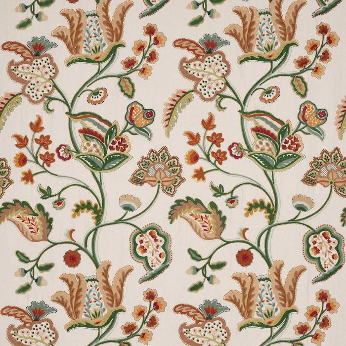 Seymour von Colefax and Fowler in Tomato/Green