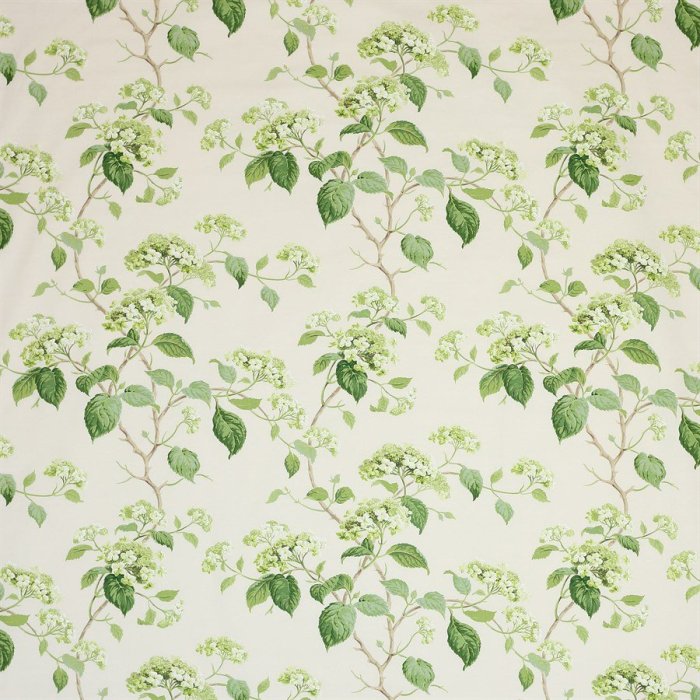 Summerby Cotton Leaf Green – Stoff von Colefax and Fowler