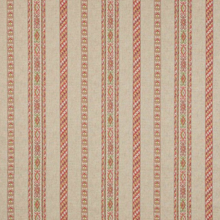 Tait Stripe von Colefax and Fowler in Red/Green