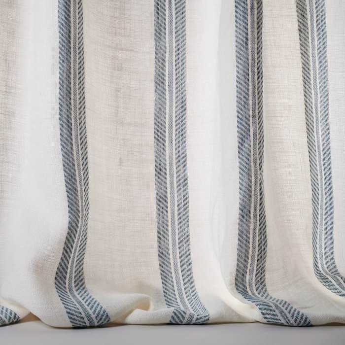 Tansy Stripe Blue – Stoff von Colefax and Fowler