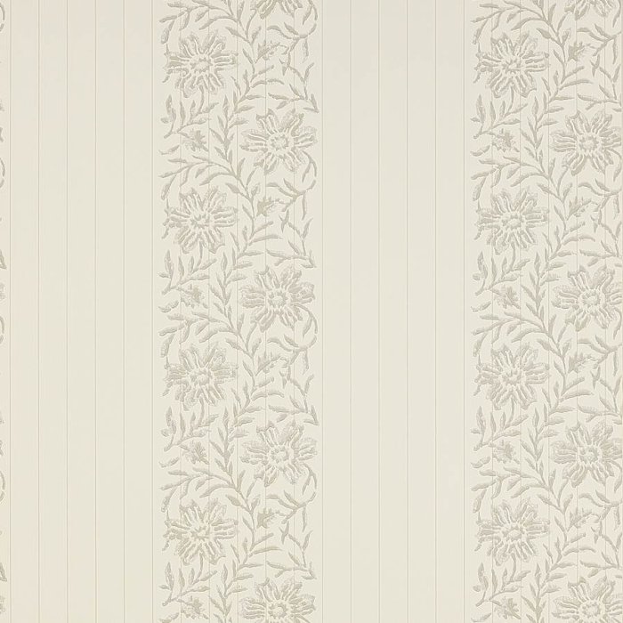 Alys Tapete von Colefax and Fowler in Silver