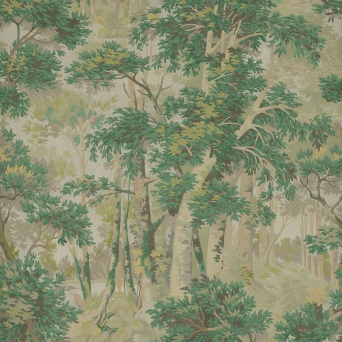 Arden Tapete von Colefax and Fowler in Leaf Green