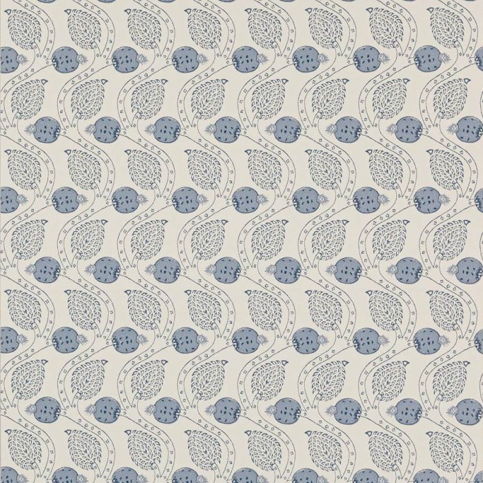 Ashmead Tapete von Colefax and Fowler in Blue