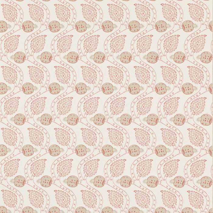 Ashmead Tapete von Colefax and Fowler in Tomato