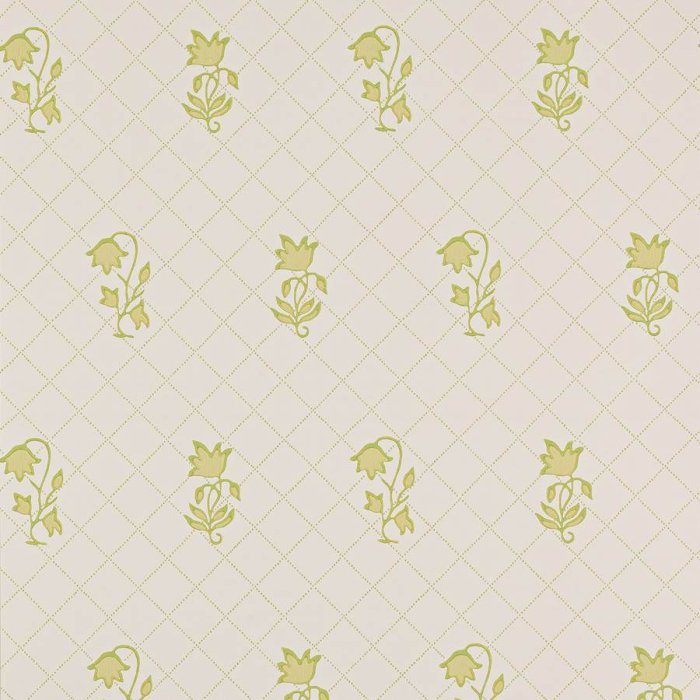 Berkeley Sprig Tapete von Colefax and Fowler in Lime
