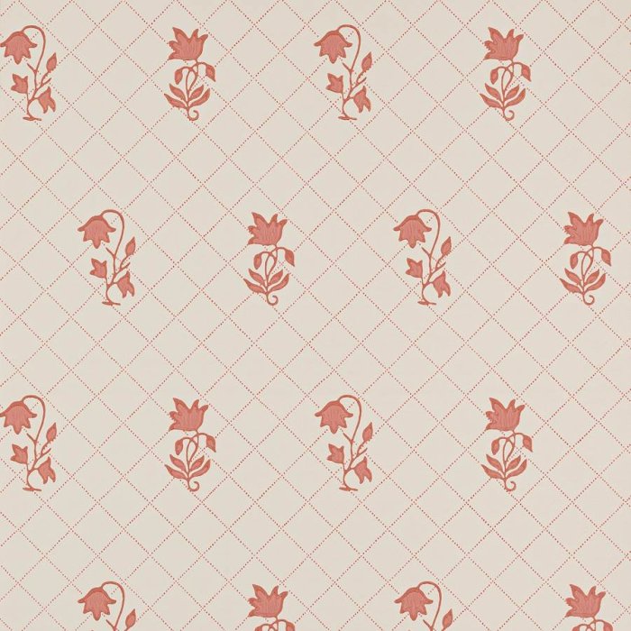 Berkeley Sprig Tapete von Colefax and Fowler in Red