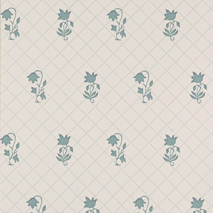 Berkeley Sprig Tapete von Colefax and Fowler in Teal