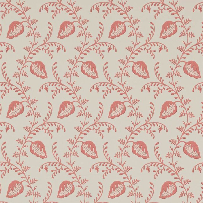 Felicity Tapete von Colefax and Fowler in Red