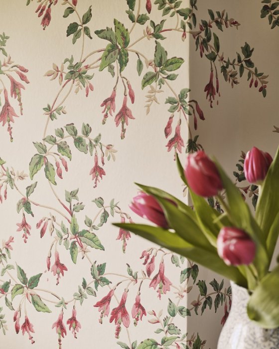 Fuchsia Tapete von Colefax and Fowler – Ambiente 13