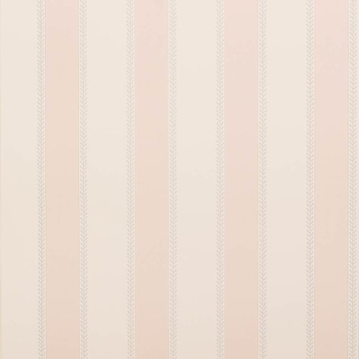 Graycott Stripe Tapete von Colefax and Fowler in Old Pink