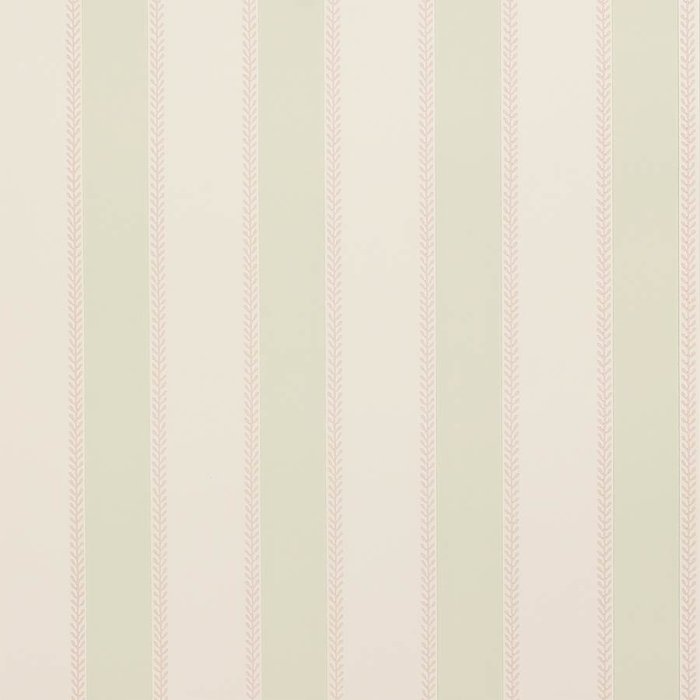 Graycott Stripe Tapete von Colefax and Fowler in Pink/Green
