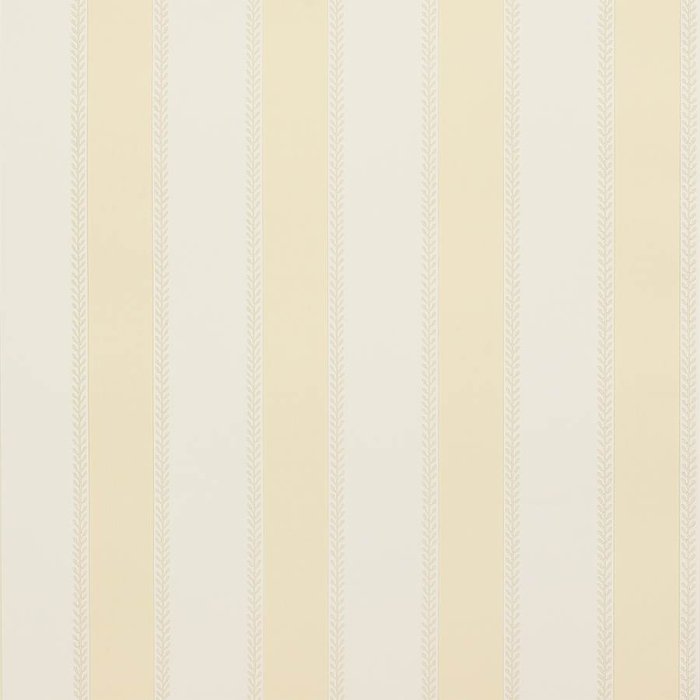 Graycott Stripe Tapete von Colefax and Fowler in Yellow