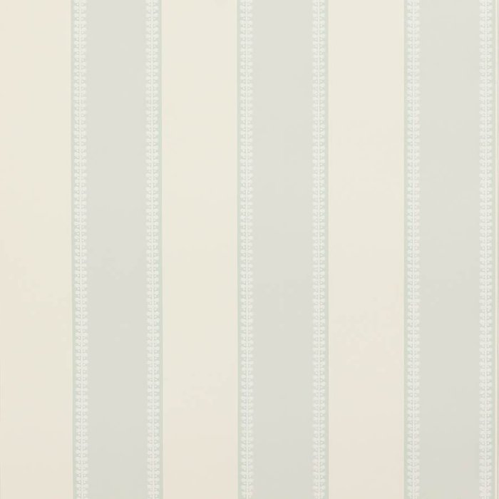 Hume Stripe Tapete von Colefax and Fowler in Aqua