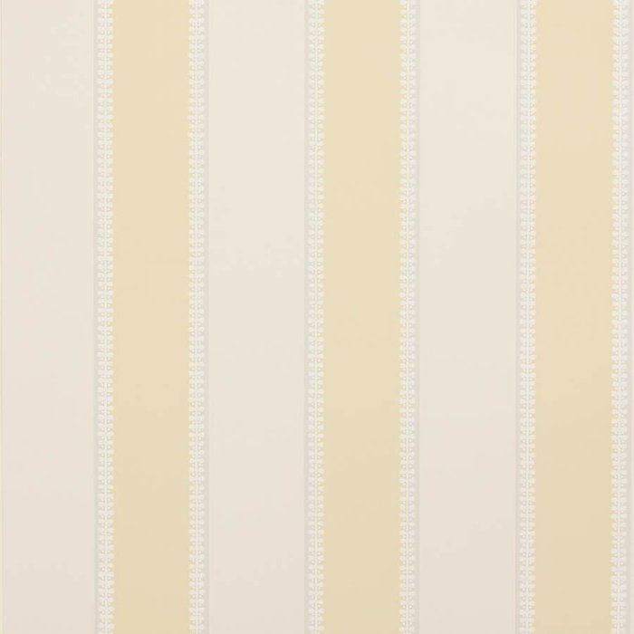 Hume Stripe Tapete von Colefax and Fowler in Yellow