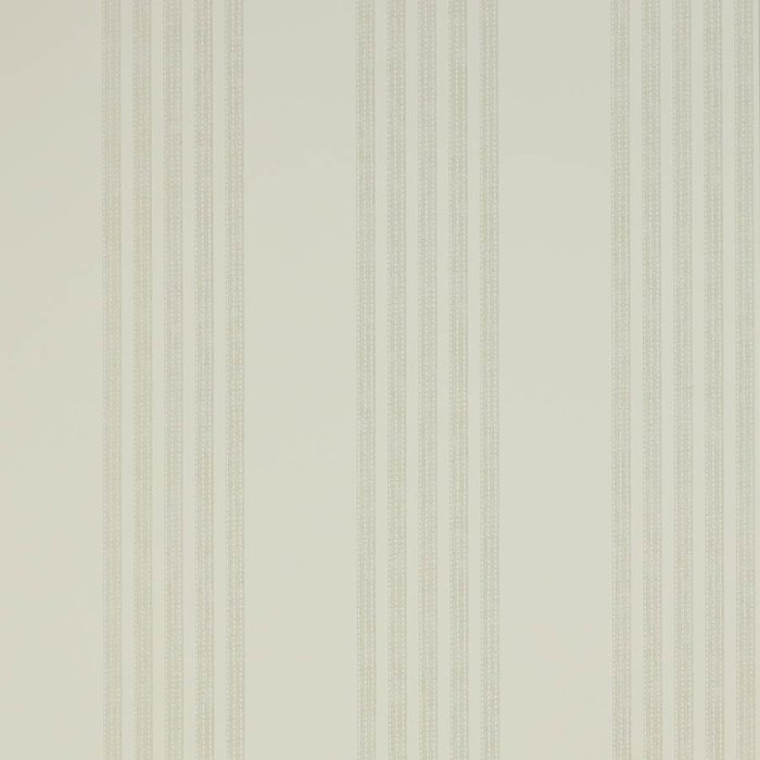 Jude Stripe Tapete von Colefax and Fowler in Silver