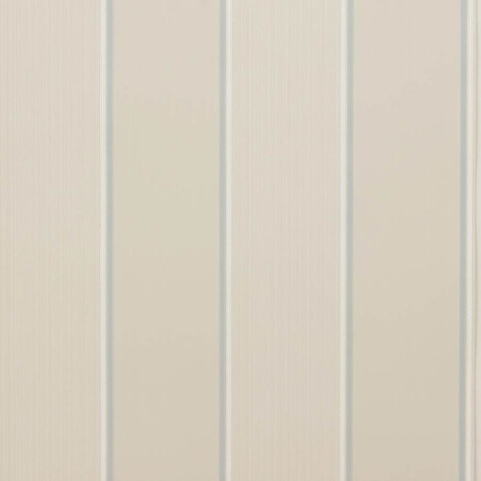 Mallory Stripe Tapete von Colefax and Fowler in Silver