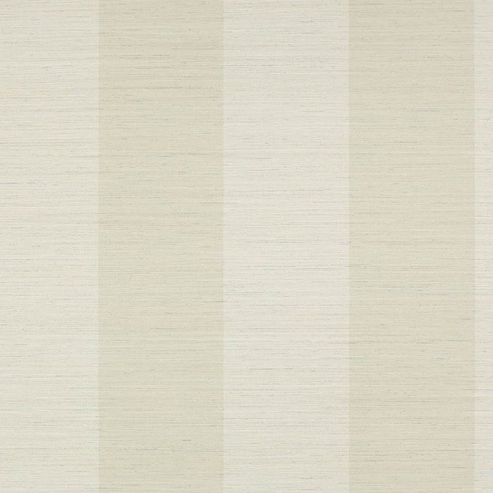 Sandrine Stripe Tapete von Colefax and Fowler in Silver