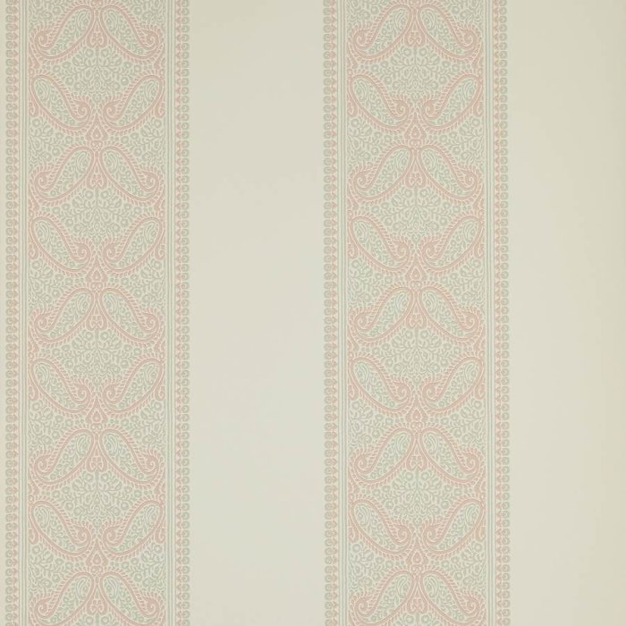 Verney Stripe Tapete von Colefax and Fowler in Pink
