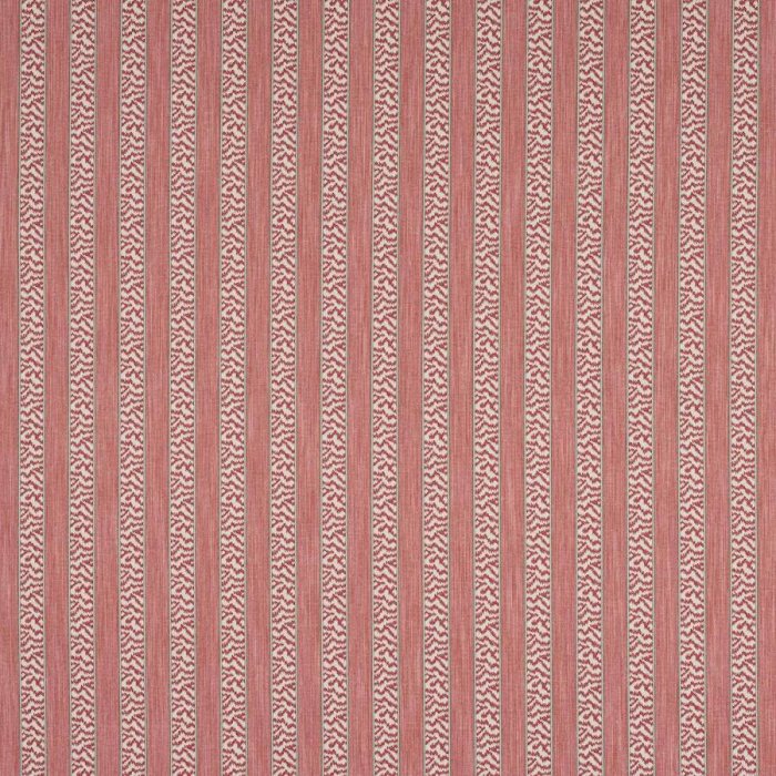 Tilney Stripe von Colefax and Fowler in Red