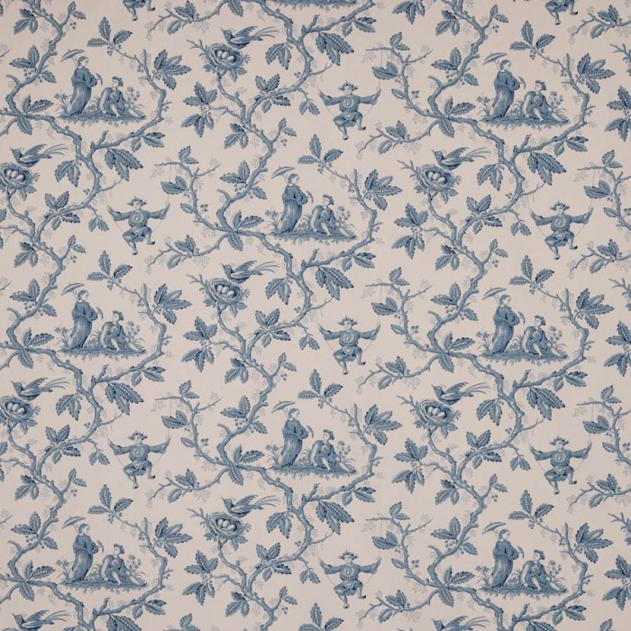 Toile Chinoise von Colefax and Fowler in Blue