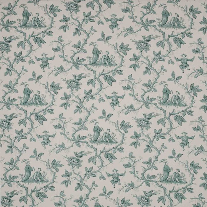 Toile Chinoise von Colefax and Fowler in Forest