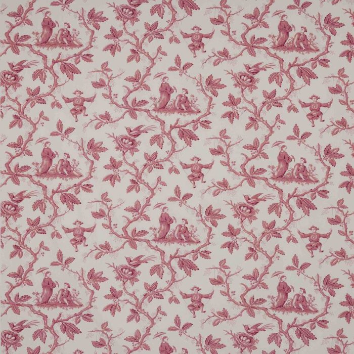 Toile Chinoise von Colefax and Fowler in Pink