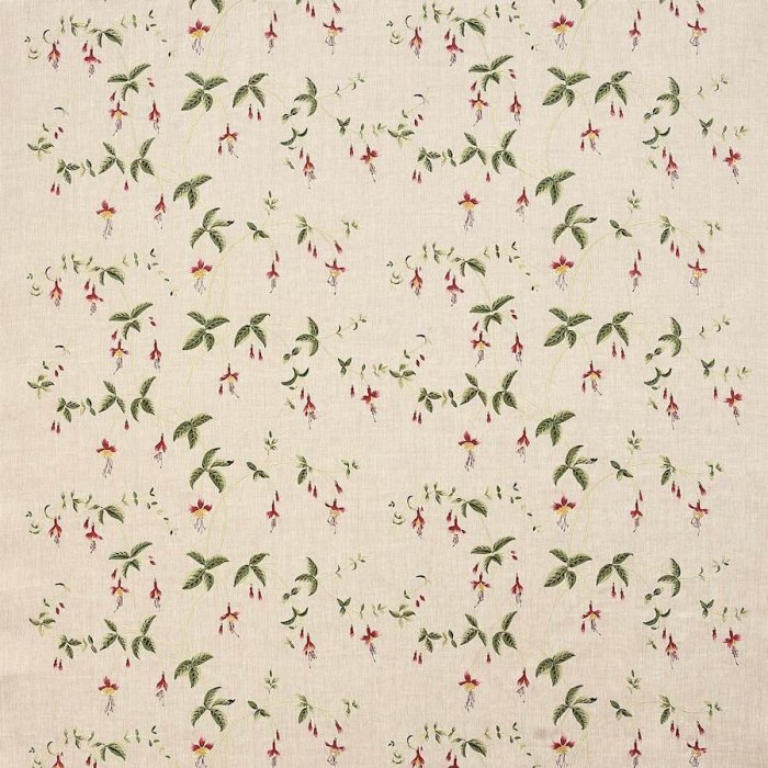 Viviers Red/Green – Stoff von Colefax and Fowler