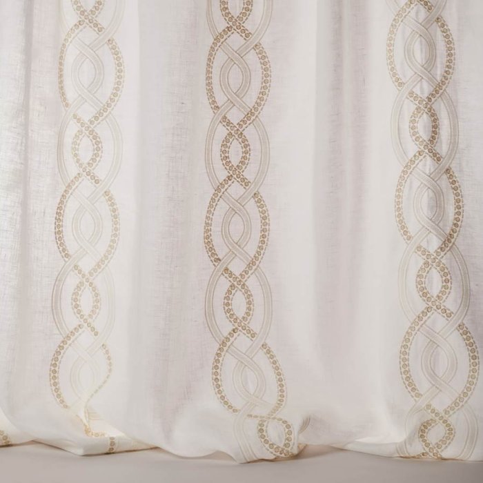 Wickham Stripe Ivory – Stoff von Colefax and Fowler