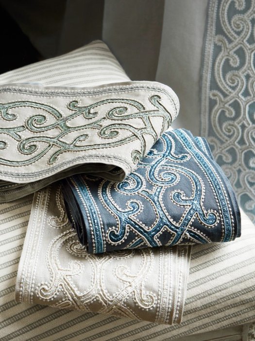 Aragon Braid von Colefax and Fowler im Raum