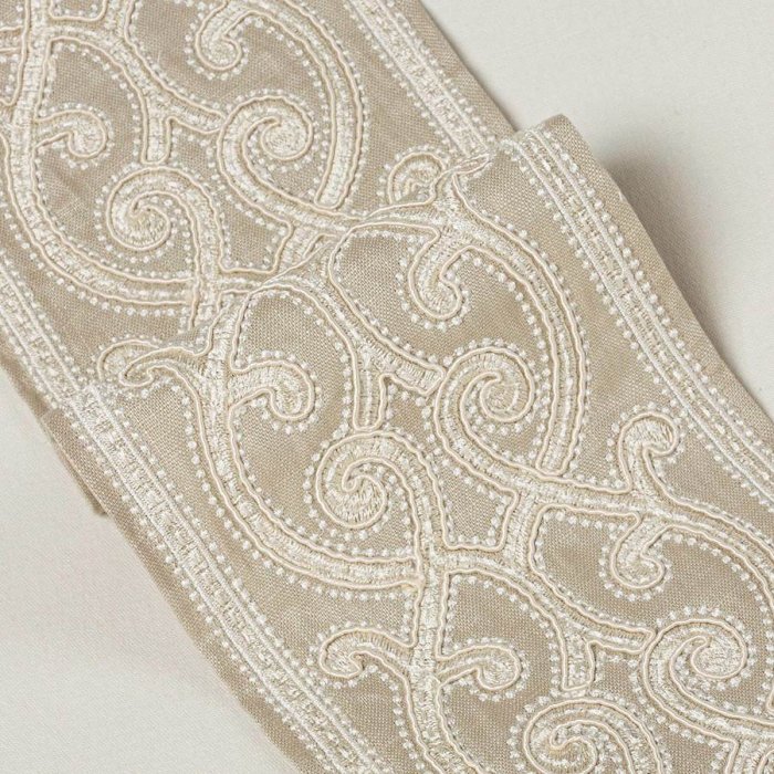 Aragon Braid Natural – Breite Zierborte von Colefax and Fowler