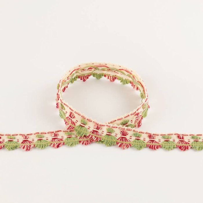 Arlington Archive Fan Edge Pink/Green – Fächerborte von Colefax and Fowler