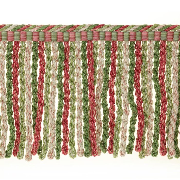 Arlington Bullion Fringe Pink/Green – Bullionfranse von Colefax and Fowler