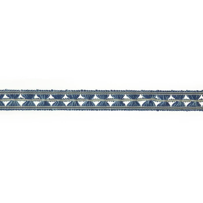 Arlington Butterfly Braid Blue – Zierborte von Colefax and Fowler