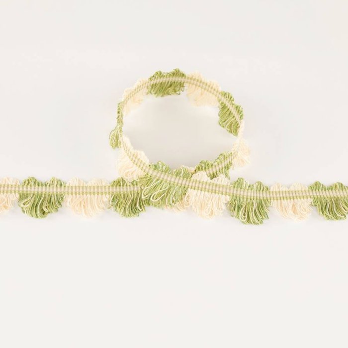 Arlington Fan Edge Leaf Green – Fächerborte von Colefax and Fowler