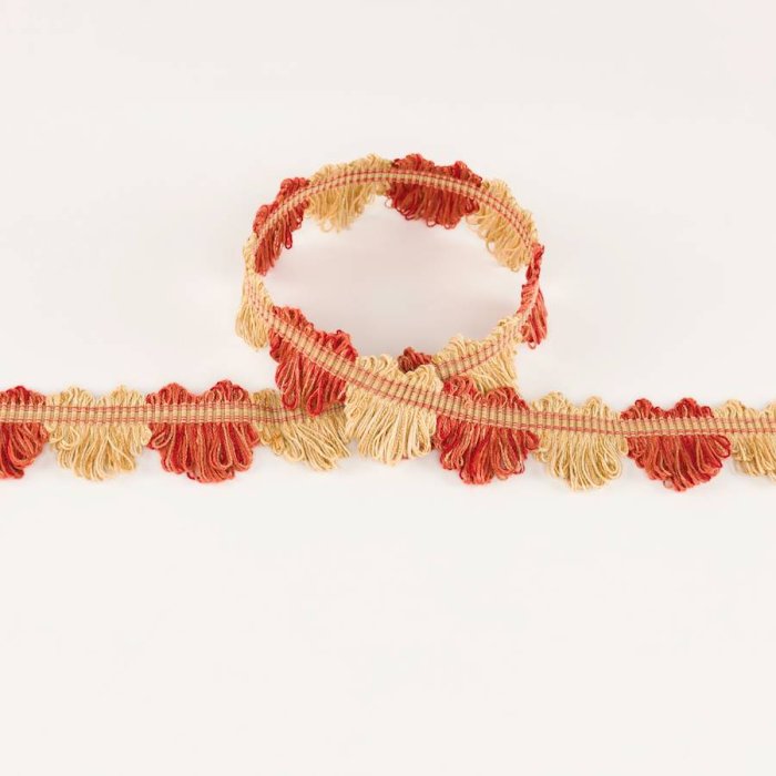 Arlington Fan Edge Tomato – Fächerborte von Colefax and Fowler