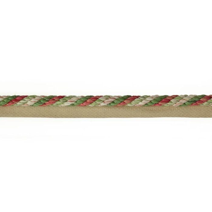 Arlington Rope Flanged Pink/Green – Kordel mit Flansch von Colefax and Fowler