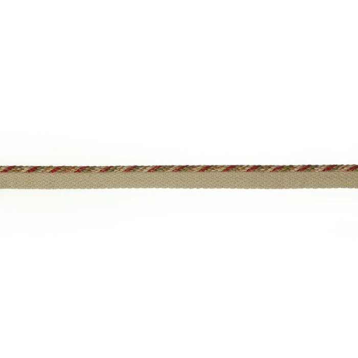 Arlington Small Rope Tomato/Olive – Kordel mit Flansch von Colefax and Fowler