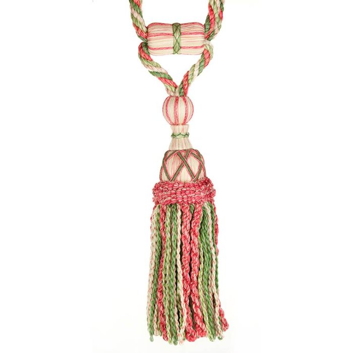 Arlington Tassel Tieback Pink/Green – Quastenraffhalter von Colefax and Fowler