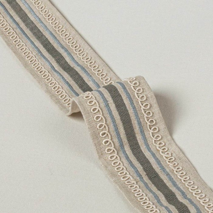 Bailey Braid Old Blue – Leinenborte von Colefax and Fowler