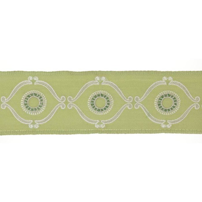 Delano Classic Braid Leaf – Bestickte Borte von Colefax and Fowler